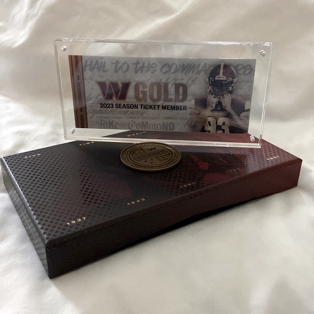 Washington Commanders Holographic Plaque